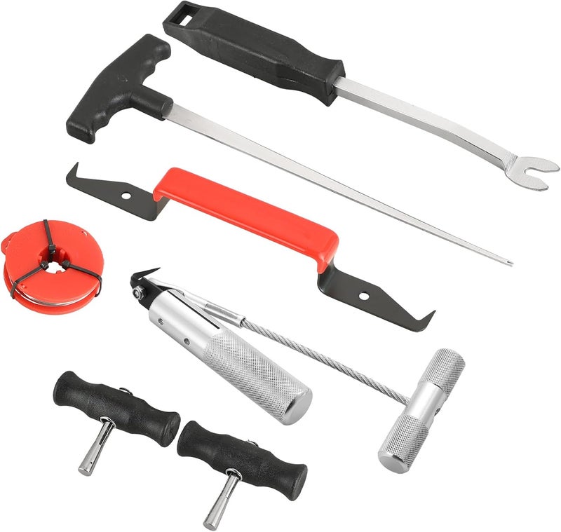weyleity 7PCS Windshield Removal Tool Kit | Automotive Wind Glass Removal Hand Tool Car Windscreen Remover Set for Classic Vintage Car Windscreen Remover Set - Image 1